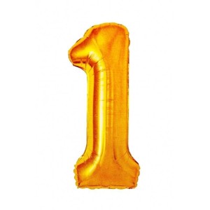BALON FOLIOWY ZŁOTY 1
