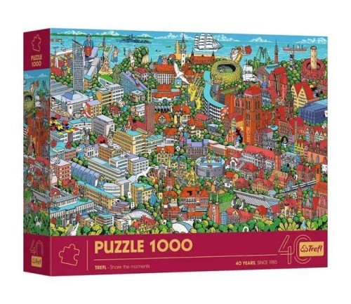 Puzzle 1000 Jubileusz Trójmiasto TREFL, Trefl