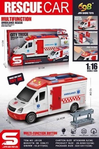 Ambulans ze światłem i dźwiękiem 1:16, Maksik