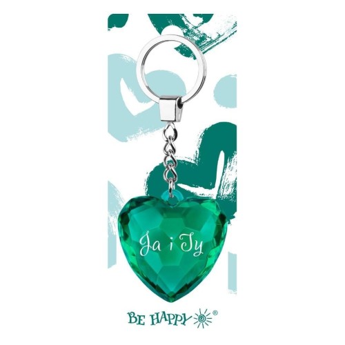 Brelok serce Ja i Ty, Be-Happy Gifts