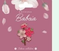 BROSZKA PREZENTOWA KOCHANA BABCIA, BE-HAPPY GIFTS