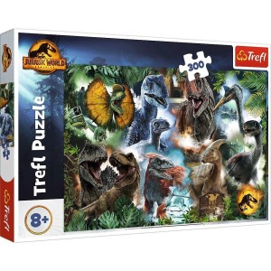 PUZZLE 300 ULUBIONE DINOZAURY TREFL, TREFL