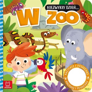 NIEZWYKŁY DZIEŃ W ZOO. KSIĄŻECZKA Z DŹWIĘKIEM