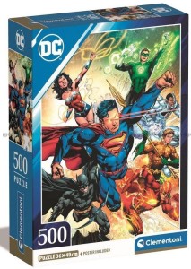 PUZZLE 500 COMPACT DC COMICS JUSTICE LEAGUE