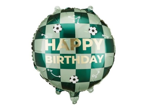 Balon foliowy Happy Birthday piłki 35x35cm