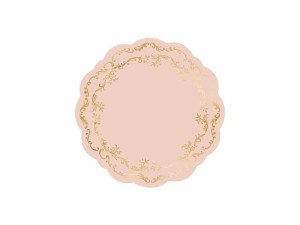 PODKŁADKI POD TALERZE BRUDNY RÓŻ 35CM 6SZT