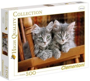 PUZZLE 500 HQ KITTENS, CLEMENTONI