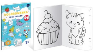 KOLOROWANKA A4/96K DUŻE OBRAZKI