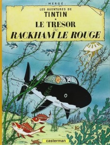 TINTIN LE TRESOR DE RACKHAM LE ROUGE, HERGE