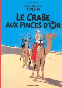 TINTIN LE CRABE AUX PINCES D'OR, HERGE