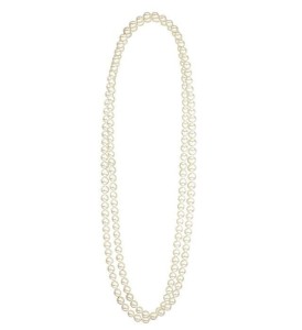 NASZYJNIK PERŁOWY 70CM