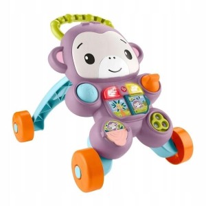 FISHER-PRICE FIOLETOWA MAŁPKA INTERAKTYWNY CHODZIK