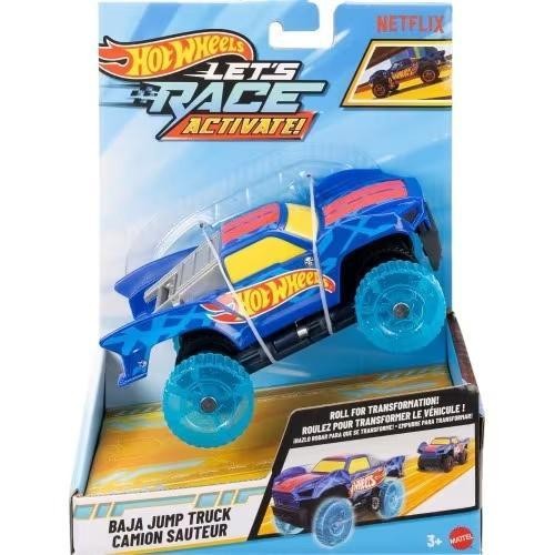 Hot Wheels Samochód z transformacją 1:32 Let's Rac