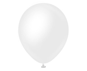 BALONY OPAQUE SATIN SNOW WHITE 25SZT