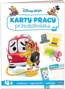 DISNEY UCZY. KARTY PRACY PRZEDSZKOLAKA