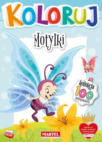Koloruj - Motylki, praca zbiorowa