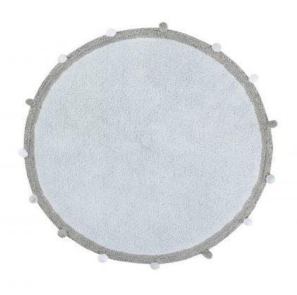 Dywan bawełniany Bubbly Soft Blue 120cm