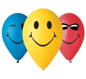 BALONY PREMIUM 3 UŚMIECHY 30CM 5SZT
