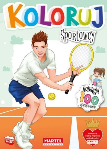 koloruj - Sportowcy, praca zbiorowa