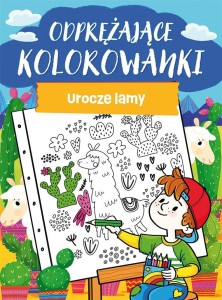 ODPRĘŻAJĄCE KOLOROWANKI. UROCZE LAMY
