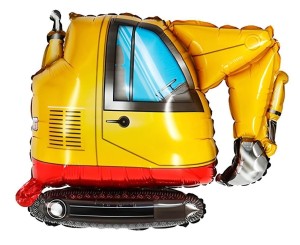 BALON FOLIOWY KOPARKA 55X45CM