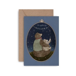 KARTKA DLA WYJĄTKOWEGO DZIADKA - GRANDPA BEAR