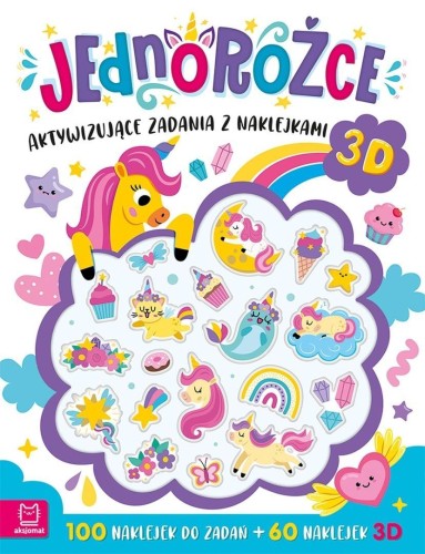Aktywizujące zadania z naklejkami. Jednorożce