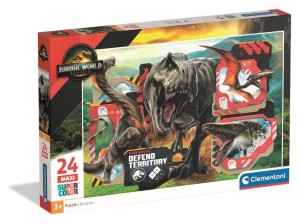 PUZZLE 24 JURASSIC WORLD, CLEMENTONI