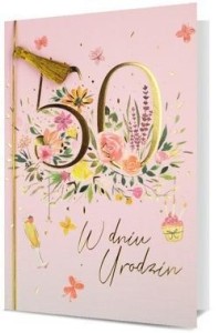 KARNET B6 URODZINY 50
