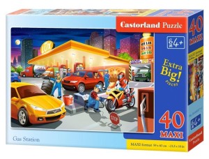 PUZZLE 40 MAXI - GAS STATION CASTOR, CASTORLAND