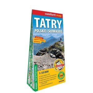 COMFORT!MAP TATRY POLSKIE I SŁOWACKIE 1:55 000