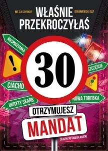 KARNET URODZINY 30