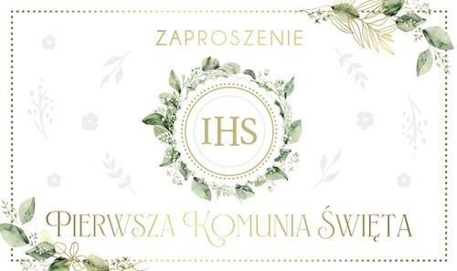 Zaproszenie Komunia (10szt)