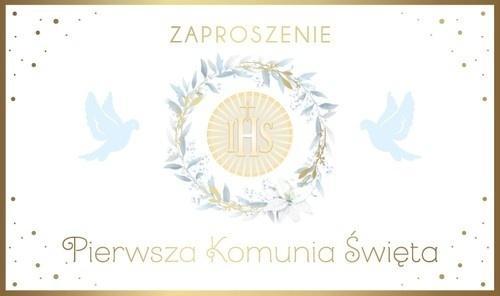 Zaproszenie Komunia (10szt)