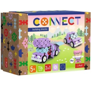 KLOCKI CONNECT - KAMPER / MAŁE AUTO S TREFL, TREFL