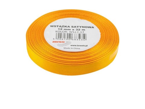 Wstążka satynowa żonkilowa 12mmx32m