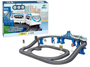 KOLEJKA NA BATERIE ZE ŚWIATŁEM I DŹWIĘKIEM 68EL