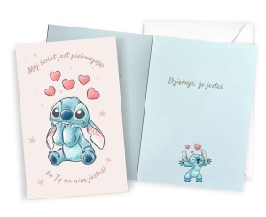 KARNET URODZINY STITCH