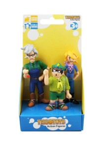 MAŁY ZESTAW FIGUREK: ROMEK, A'TOMEK I PAPCIO