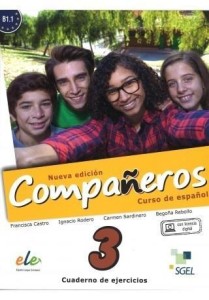 COMPANEROS 3 ĆWICZENIA + LICENCIA DIGITAL