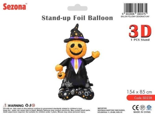 Balon Halloween Dynia postać 154x85cm