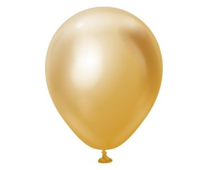 BALONY MIRROR GOLD 100 SZT