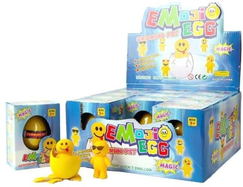 Emojio egg growing pet, rosnący emotek w jajku