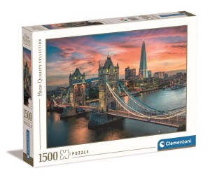 PUZZLE 1500 HQ LONDON TWILIGHT, CLEMENTONI