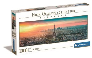 PUZZLE 1000 PANORAMA HQ PARIS, CLEMENTONI
