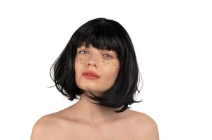 PERUKA KLEOPATRA CZARNA