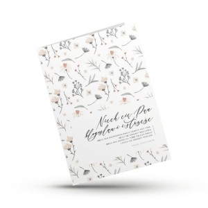 KARTKA SKŁADANA - BŁOGOSŁAWIENSTWO - KWIATUSZKI