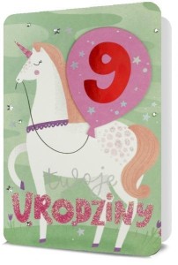 KARNET B6 URODZINY (WYMIENNE CYFRY)