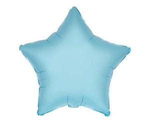 BALON FOLIOWY 46CM GWIAZDA NIEBIESKA