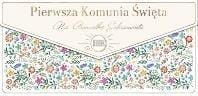 Koperta Komunia. Wianuszek kolorowy